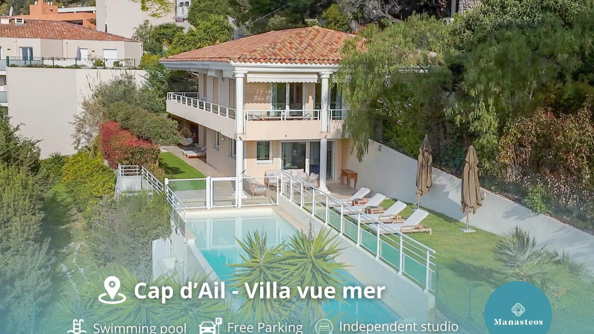 Magnifique Villa Vue Mer - Piscine - Parkings - Dg Cap-d'Ail